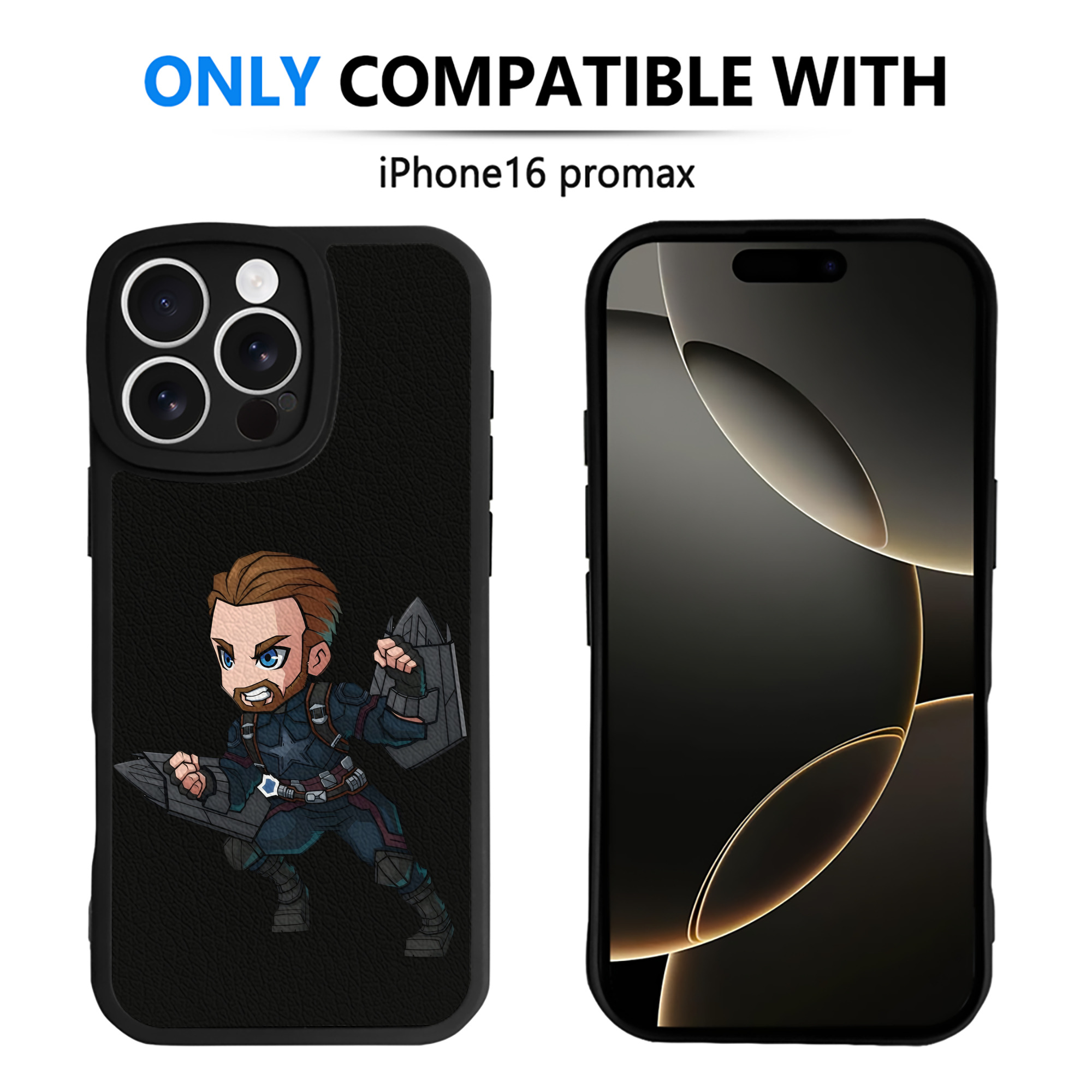 （画像用） アベンジャーズ The Avengers 【iPhone 16シリーズ対応】シリコンスマホケース（レザー調） 材質：シリコン
